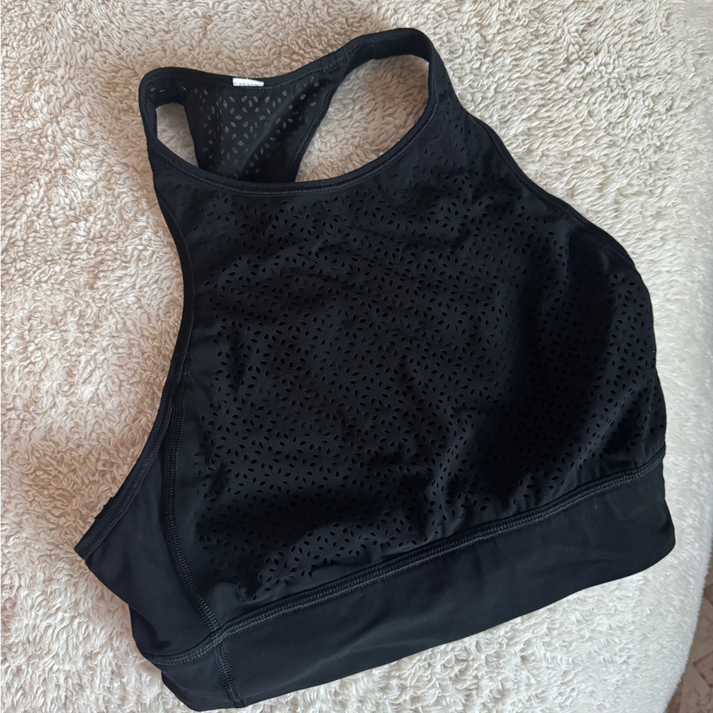 Lululemon Women's Black Racerback Sports Bra size 6